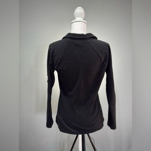 Black Chaps Sport 1/2 Zip Fleece Jacket Size S EUC - Picture 2 of 6